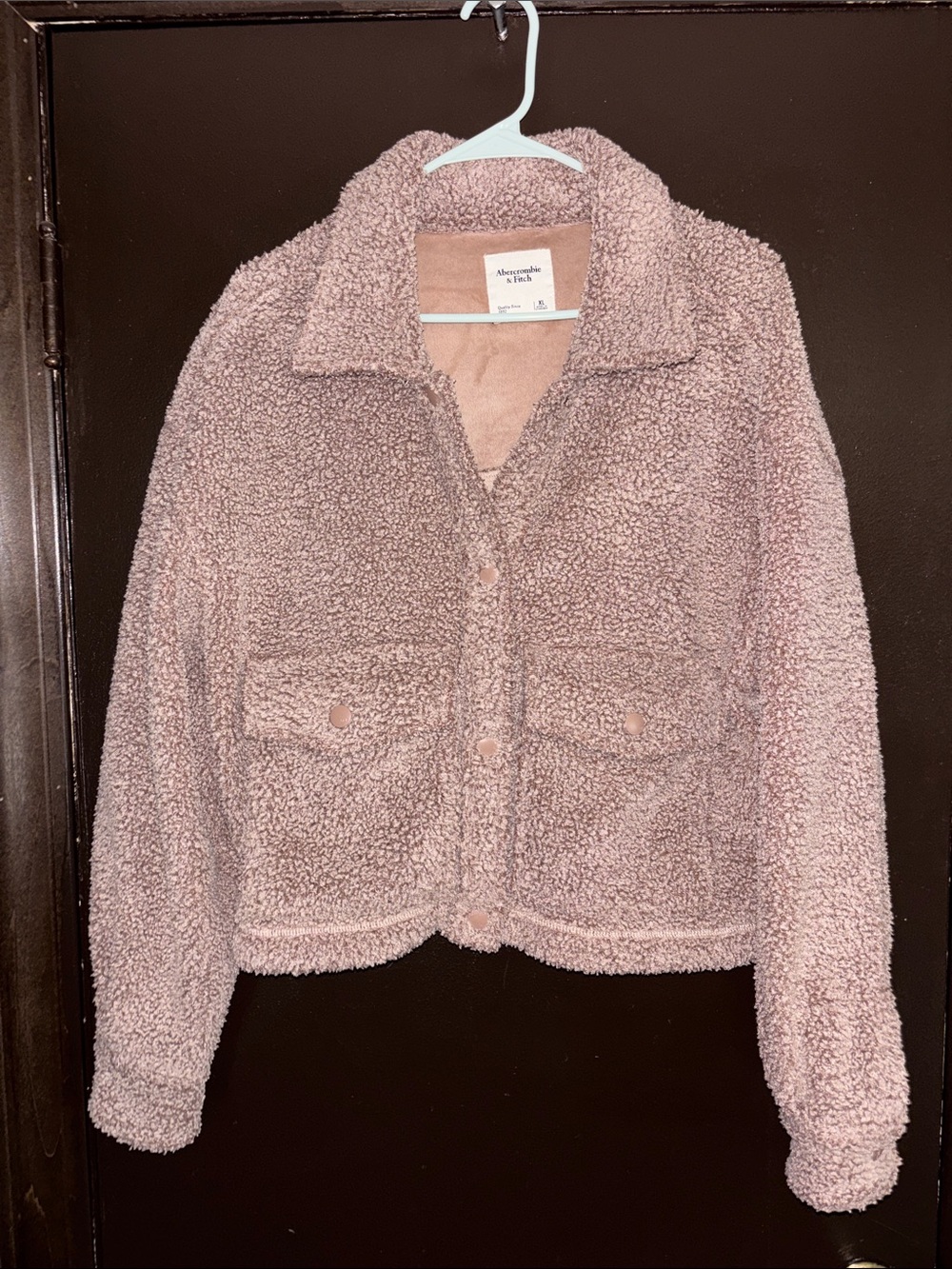 ❤️ ABERCROMBIE & FITCH CROPPED TEDDY JACKET❤️